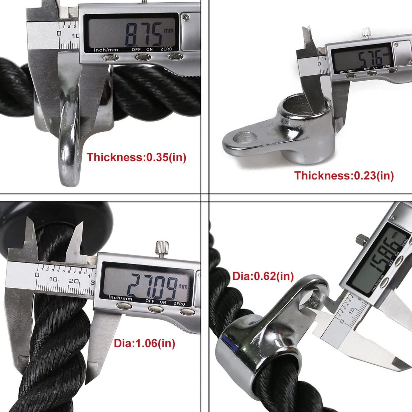 Lat Pulldown Cable - 120-150cm Triceps Rope – Cable Pulley