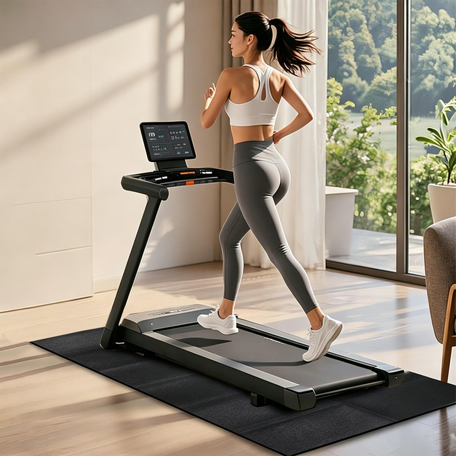 Treadmill Mat Vibration Absorb - Leg Home Gym Workout recension och pris