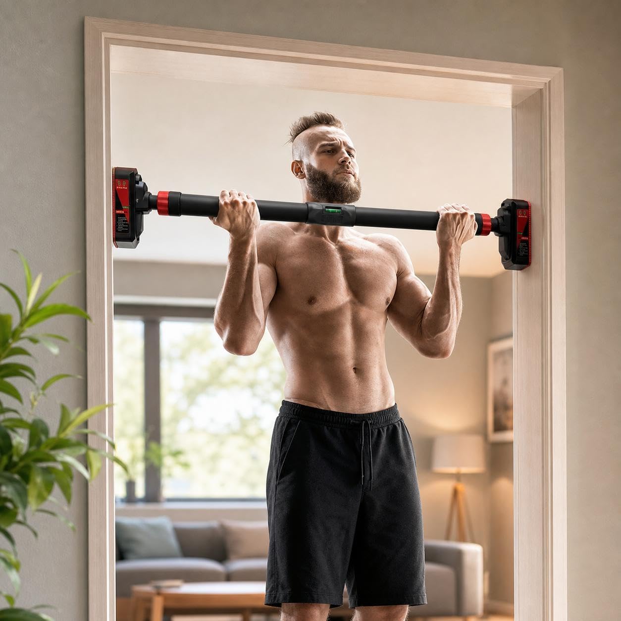 Pull Up Bar for Doorway, Frame - Leg Home Gym Workout recension och pris