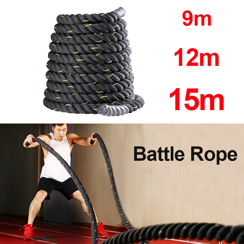 9M/12M/15M Fitness Battle Rope - Battle Rope Heavy recension och pris