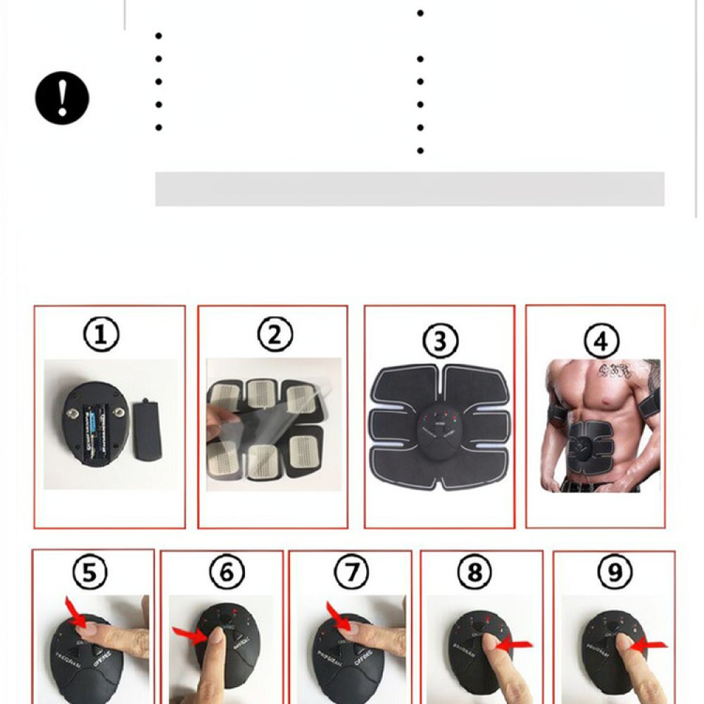 Electronic Abdominal Muscle Tr - Home Gym Portable recension och pris