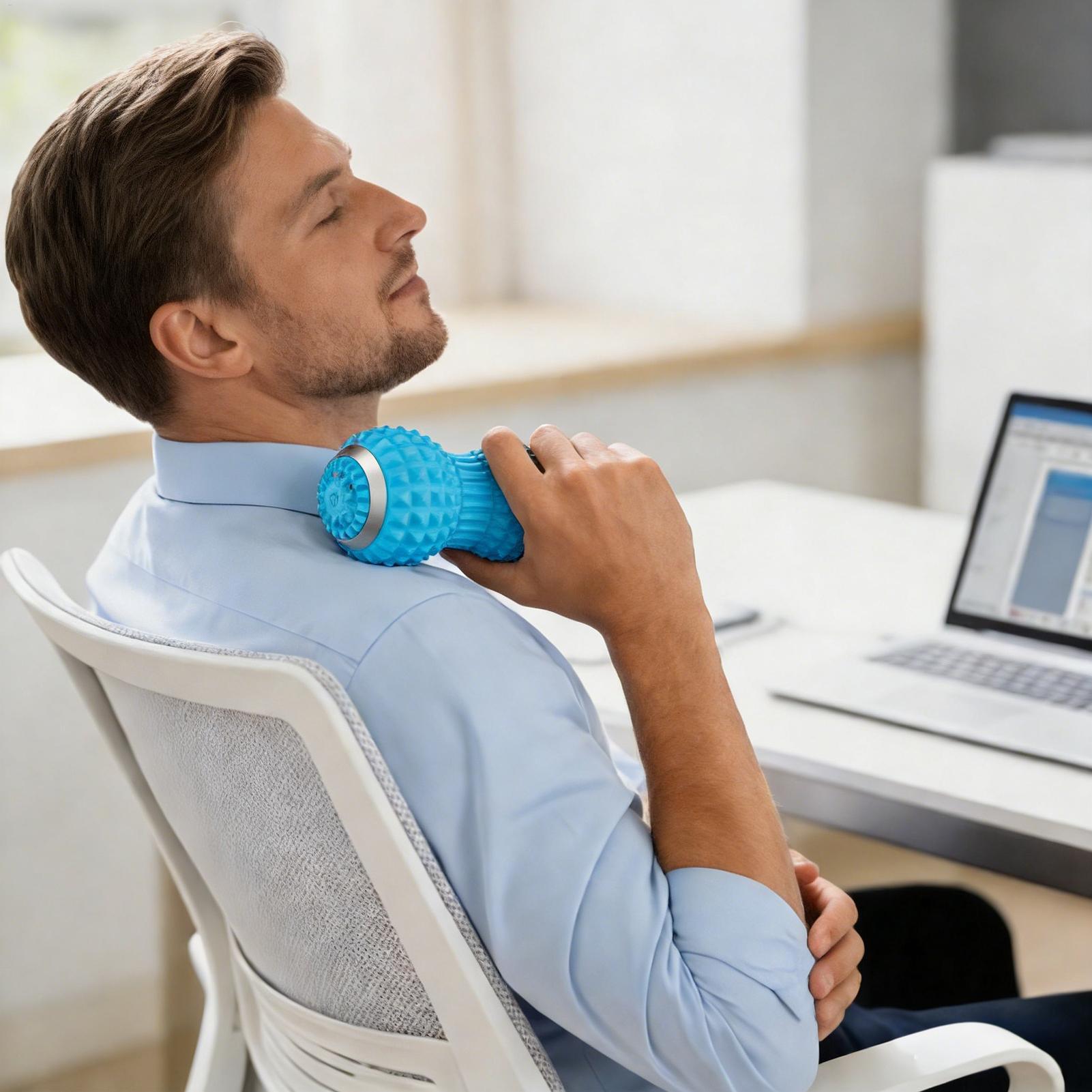 Vibrating Massage Roller Neck  - Home Gym Yoga recension och pris