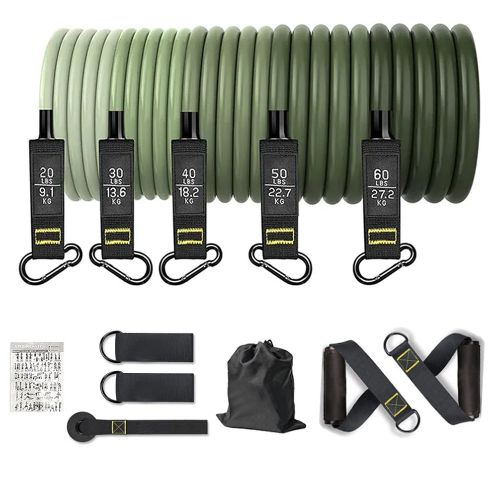 Resistance Bands Set Tension P - Home Gym Routine recension och pris