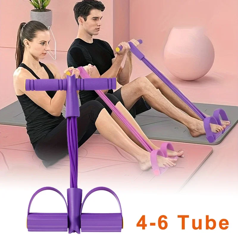 6 Level Resistance Bands Set w - Home Gym Equipment Set recension och pris